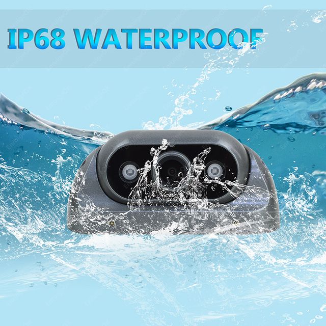 EnruigeOK 4Pin Rear View Backup Camera For Bus Truck Van RV IR Night Vision Waterproof - Image 7