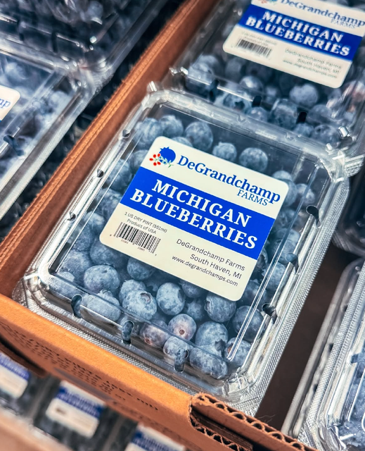Vibrant Deep Blue Color Fresh Blueberries | Michigan Blueberries | 551ml Retail Packs On Sale - Image 3