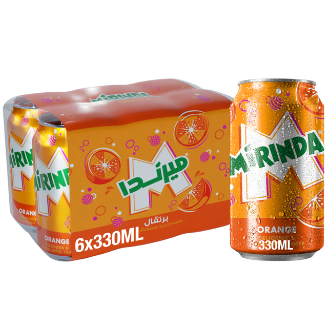 Mirinda Orange Soft Drink 320ml X 24 Cans - Refreshing Orange Flavor, Carbonated Soft Drink, Wholesale Export Beverage - Image 4