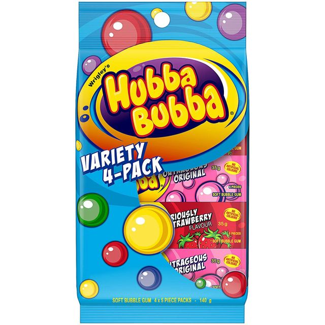 Hubba Bubba Sour Blue Raspberry Bubble Gum Tangy Sweet Candy Chew With Bold Fruity Flavor Experience - Image 4