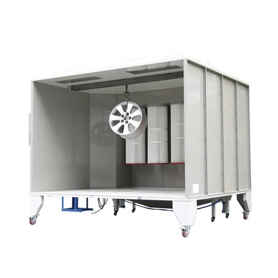 Vbatch Powder Coating Booth Systems Power 1.5kw Origin China Condition New Trademark COLO Certification ISO Frequency - Image 4
