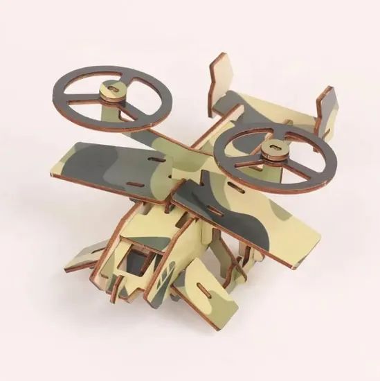 Wooden 3D Puzzle Small Toy DIY Science Experiments Toy - Image 4