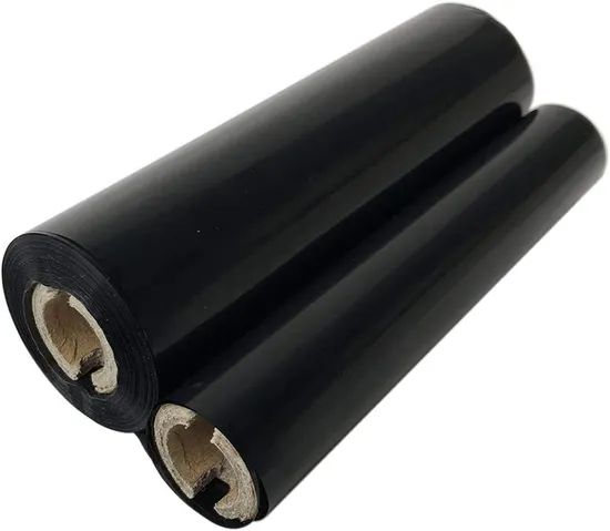 Customizable 110mm*74m Black Resin Printer Ribbons Carbon TTR Scratch Proof Ribbon for Barcode Stickers - Image 1