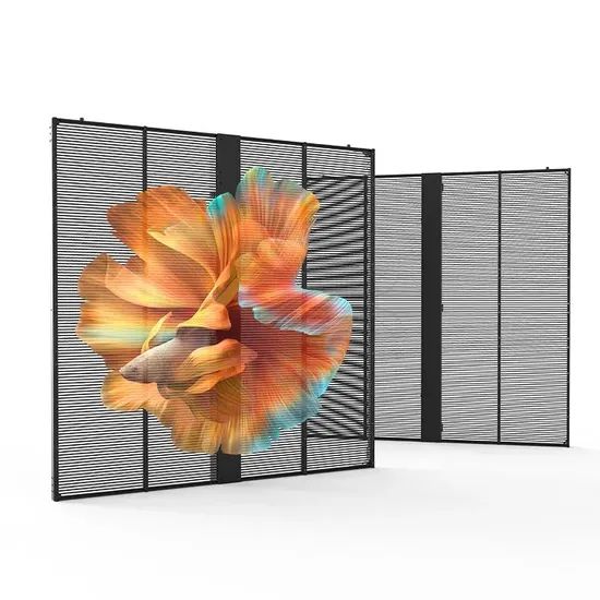 Pure Flat Design High Quality High Definition Transparent LED Screen Wall with Arbitrary Splicing - Image 2