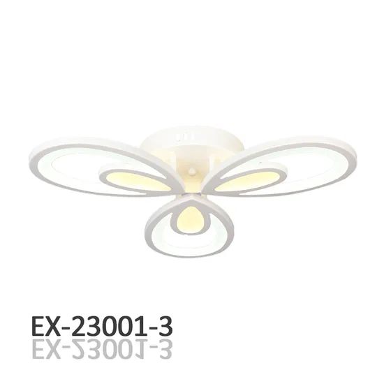 45W LED Ceiling Light-3 Arms with Remote Control Power 45W Color White Style modern Voltage 220V IP Rating IP33 Beam Angle 180 - Image 2