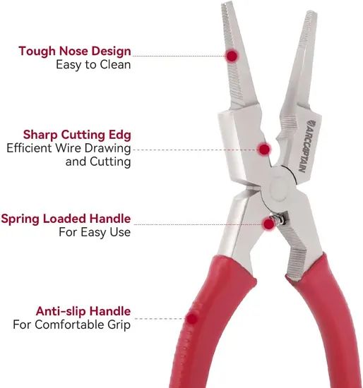 Arccaptain Heavy Duty 8" Welding Pliers for MIG Rust Resistant Build - Image 2