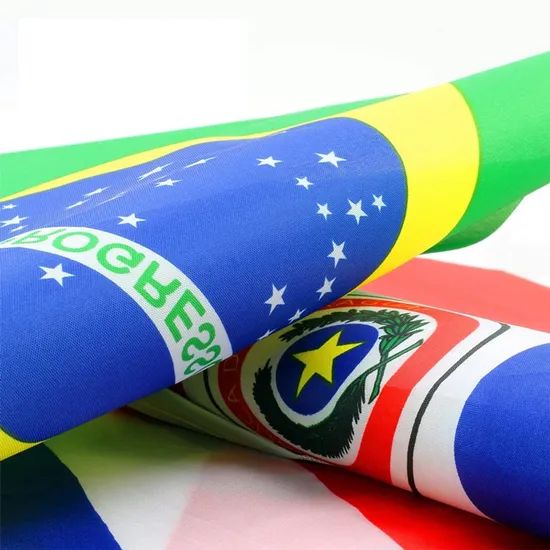 Custom Qatar Polyester National Bunting String Flags for Club Decoration - Image 3