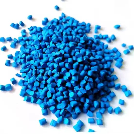 High Concentration Plastic Pallets Blue Masterbatch for Rich Color Effects in Indonesia - Image 1