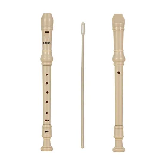 Foska Kids Musical Recorder Flute for Fun Learning ODM Welcome OEM Welcome MOQ 1 Carton Material ABS Length 33.1cm Holes 8 - Image 1
