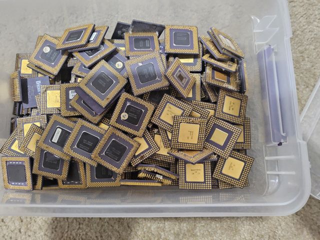 BUY 100% wholesale Pentium Pro Ceramic CPU CERAMIC PROCESSOR SCRAPS High Quality CPU Processor Scrap for Gold Recovery - Image 4