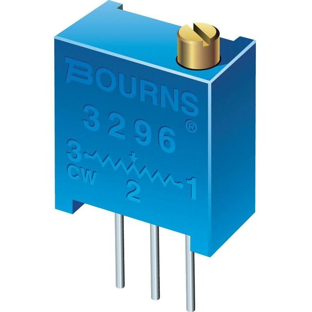 Trimpot Color BLUE Brand BOURNS Material Plastic Country of Origin Made in India Usage/Application Electronics - Image 1