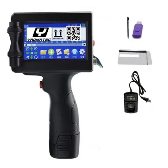 Yaomatec D30 Handheld Inkjet Printer 7mm 4.3" Touch 600dpi 12.7mm 42ml 800k Char 13M Warranty - Image 4