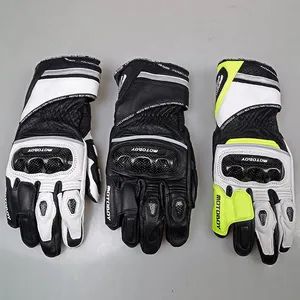 Black and White Motoboy Men's Motorcycle Riding Gloves Size L Style Plain Color Black Origin China Gender Unisex Specification - Image 5
