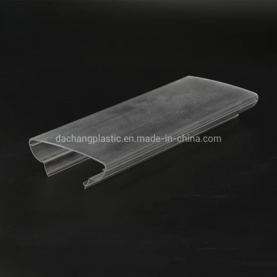 Optical Prism Acrylic Extrusion Lamp Cover for LED Lighting Profile - Image 1