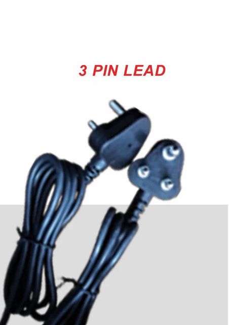 3 Pin Lead, For CCTV Usage/Application CCTV Insulation Material PVC ...