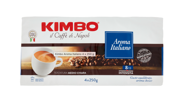 Kimbo Bean Type Arabica, Robusta Grinding Degree Whole Beans - Image 3