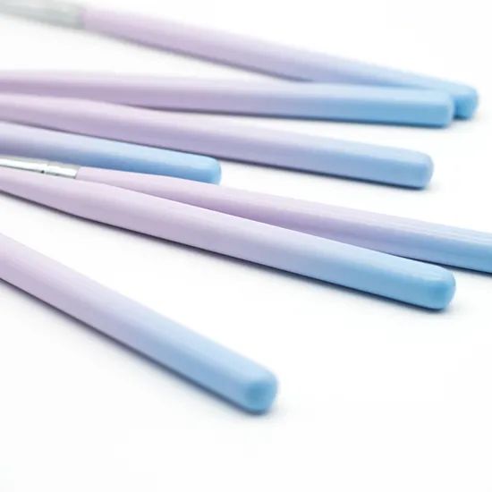 Multifunction Purple Color Nail Brush Set MOQ 10PCS OEM Welcomed Trademark GUYO Material Nylon Size Customized Sample - Image 5