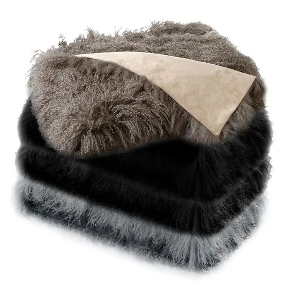 Unique Tibetan Skin Fabric Cushion - Image 3