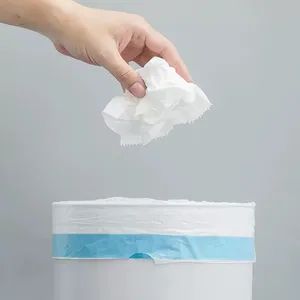 Heavy-Duty Drawstring Garbage Bags - Tear Resistant Age Adult Handle Drawstring HS Code 3923210000 Customized Available Model NO. KARRY-0233 - Image 4