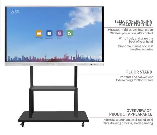 Dual System 65" IR Pen or Finger Touch Smart Board All in One USB Interactive Whiteboard Manufacturer - Image 1