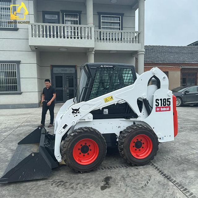 Mini Skid Steer Loader Used bobcat S185 Skid Steers Cheap bobcat Skid Steer - Image 4