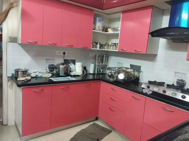 Modular Modern Kitchen Warranty 10 Years Appearance Modern Door Finishing Acrylic Kitchen Design Straight Kitchen Layout - Image 8