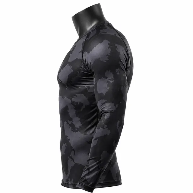 Custom Compression Shirt Manufacturer Long Sleeve Rash Guard Sportswear Supplier Premium Gym & Fitness Apparel - Image 4
