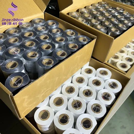 Bright Silver Resin Thermal Transfer Printer Ribbon - Image 4