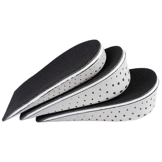 Slow Rebound Invisible Breathable EVA Half Size Heel Pad Height Increasing Insoles - Image 2