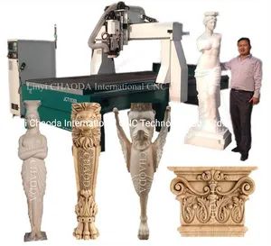Wood/Foam Mold Making CNC Sculpture Machine / Machine Shape Surfboards CNC - Image 3