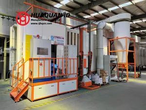 Safe Powder Color Matching Experimental Spray Booth with Emergency Stop Button Security - Image 2