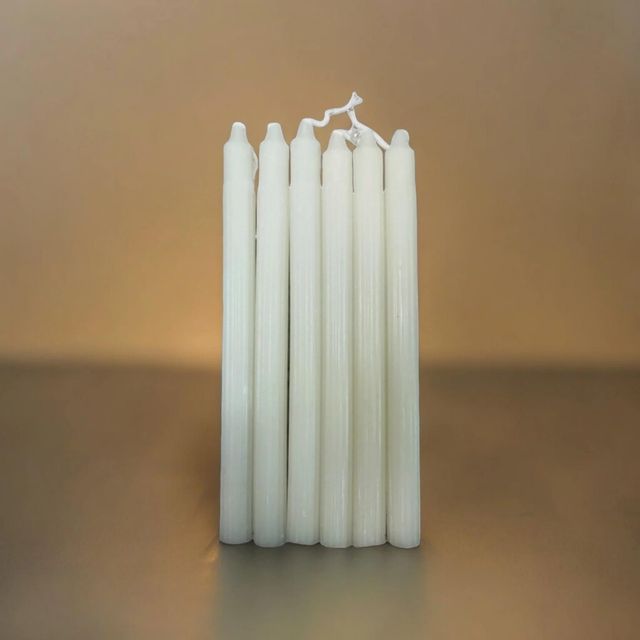 Wholesale Plain white candle Set Classic Straight Table Dinner Household Votive Church Candles for Thanksgiving Christma - Image 3