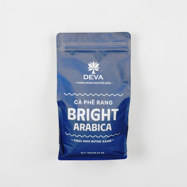 Deva Roasted Coffee Beans 1kg bag organic Vietnam origin Organic Yes Degree of Processing Roasted Bean Type Arabica, Blended, Robusta - Image 3