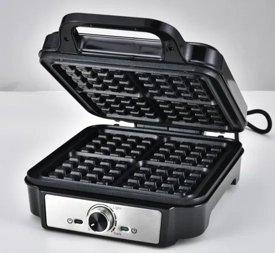 Waffle Maker Home Electric Square Pancake Maker Qty 6PCS/CTN Trademark OEM Model NO. WM-160 Voltage 120V-230V HS Code 8516609000 - Image 3