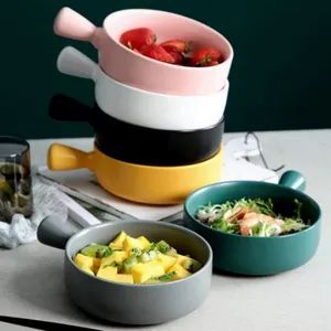 Assorted Color Kitchen Matte Porcelain Serving Bowls Dessert Ice Cream Soup Rice Fruits Small Portions Bowl - Image 4