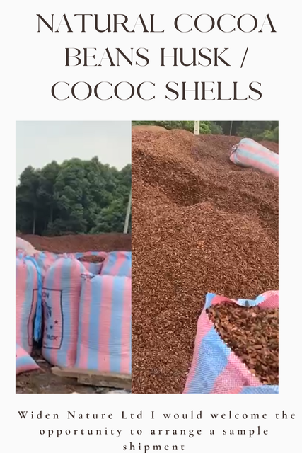 Cocoa Husk Cocoa shell Features Organic Texture Sun-dried Origin Other, Regional Purity Less Than 1% Foreign Matter Packaging 80kg Woven Polypropylene Bags Or - Image 2