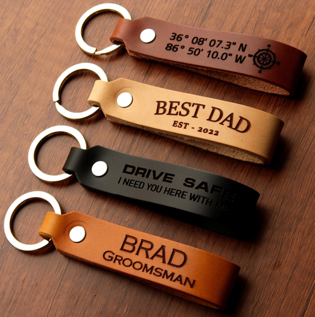 Genuine Leather Keychain - Image 6