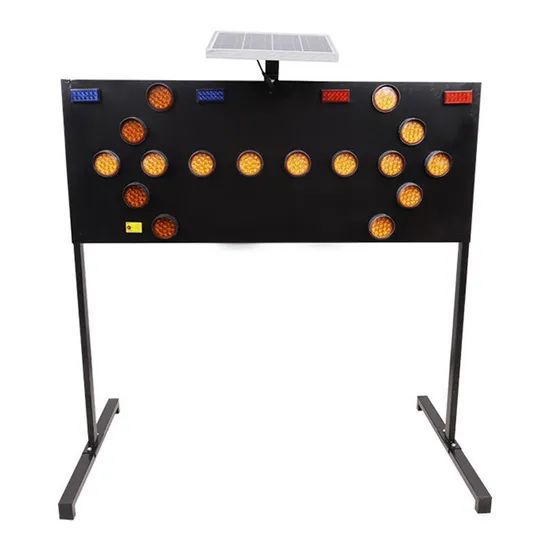 Solar LED Arrow Traffic Sign for Road Safety Alerts Trademark ECO ...