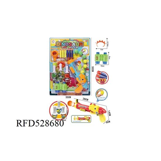 Dinosaur Shooting Toys for Kids, Target Shooting Games with Air Toy Guns and Foam Balls, Shooting Target for Kids - Image 2