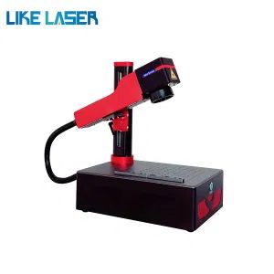 Fiber Laser Engraving Machine for Jewelry /Ring /Granite Stone Laser Engraving Blanks Stamp Making Machine - Image 1