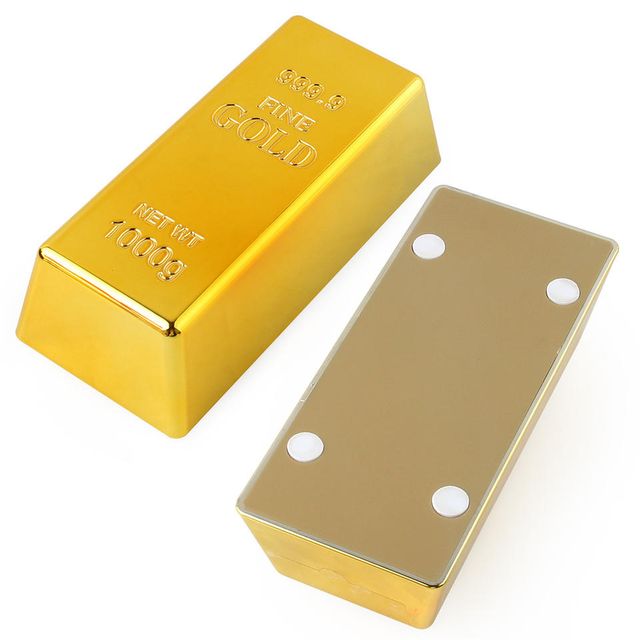 Simulation Plastic Gold Bars Decorative Props for Home Wedding New Year Event Party Supplies - Image 4