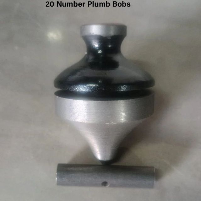 Cast Iron 20 Number Plumb Bobs, 400 g Weight 400 g Material Cast Iron Product Code 20 Number Finishing Color Coated Usage/Application To Establish A Vertical Reference - Image 1