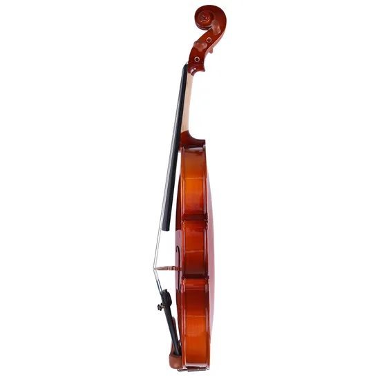Violin Handmade Professional All Solid Fiddle String Instruments with Case and Bow - Image 5