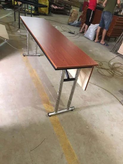Modern Rectangular PVC Metal Banquet Tables for Meeting - Image 4