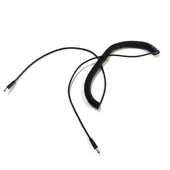 DC5525 5521 Retractable Electric Cords Coiled Extension Cords PVC Coiled Cables - Image 3