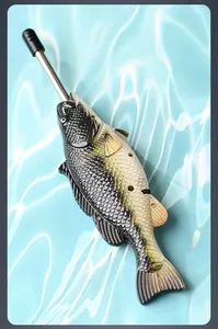 Simulated Sea Bass Shaped Creative Circulating Gas Lighter Igniter - Image 5