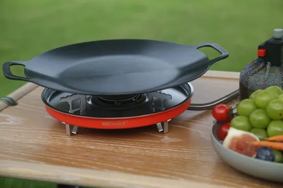Fishing Camping Grill Pan with Inorganic Ceramic Coating - Image 4