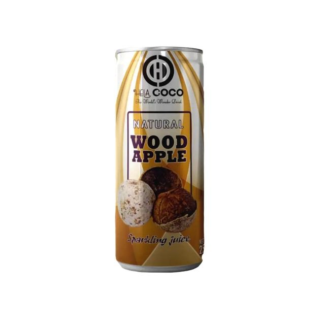 Natural Sparkling Sri Lankan Wood Apple Juice 250ml Can Fruit Juice Beverage Soft Drinks Fresh Wood Apple Juice - Image 1