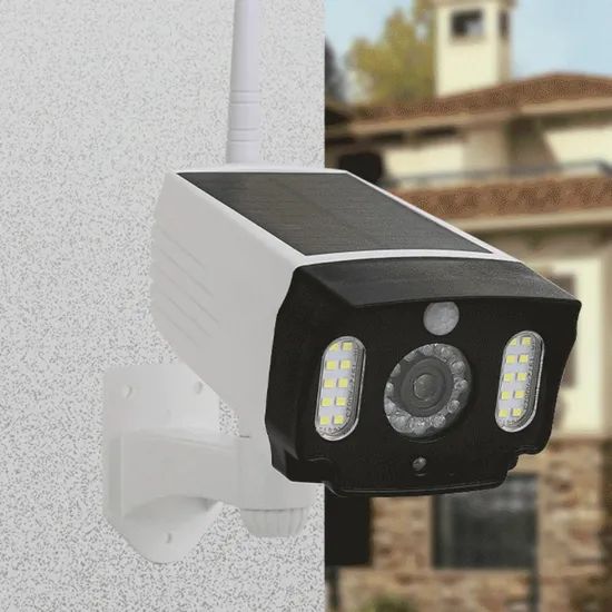 New Simulation Monitoring Fake Camera Human Body Solar Lamp with Remote Control - Image 1