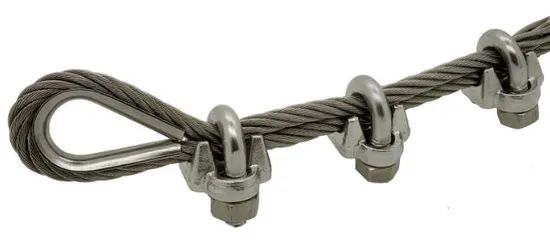 DIN 741 Fasteners Steel Wire Rope Clips 14mm - Image 3